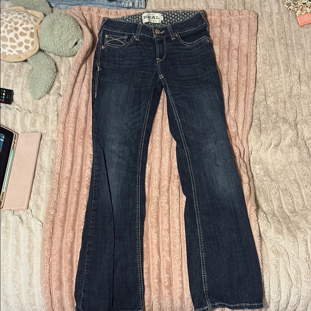 Ariat Blue Flare Wide Leg Jeans